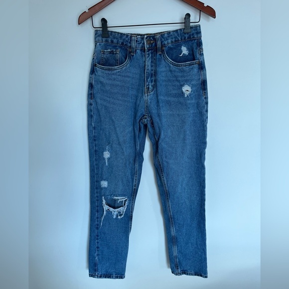 Refuge denim Blue Distressed Jeans size 0 - Picture 2 of 4
